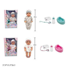 Пупс Бебі 2440E-H/I Yala Baby 40см,пьє з пляшечки,ходить на горщик,аксесуари, кор-ка 38х15х27см