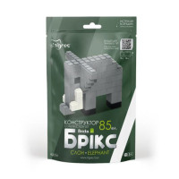 В Конструктор "Брікс" 40006 Слон 85 ел. Іграшка Tigres