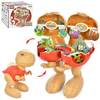 Конструктор Динозавр Вел 1368В08 Dino World 46дет,12динозаврів, аксесуари, кор-ка