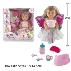 Пупс Бебі 2238-A Yala Baby 30см,пьє, ходить на горщик,пустушка,кор-ка