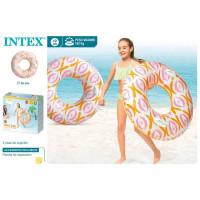 І Круг 56269 INTEX Строкатий 91см з ручками кор-ка