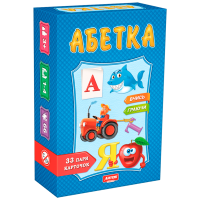 Гра Абетка 33 пари карточок Артос
