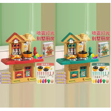 Кухня 839-011Spraying Kitchen 45см,2 кольори,звуки,парогенерація,аксесуари,вода,кор-ка25х10х36см