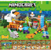 Брік МК 66117 Minecraft "Тренувальний майданчик" 38-40дет блок 16в1 кор-ка 14.5х9.5см
