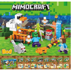 Брік МК 66117 Minecraft "Тренувальний майданчик" 38-40дет блок 16в1 кор-ка 14.5х9.5см