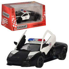 КТ 5317WР Lamborghini Murcielago LP-640 Police 12см/інерція/метал кор-ка 16х7х8см
