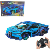 Р/к Брік 70009 RACING Машина Синя 372дет/бат-ка кор-ка 54х35х7см