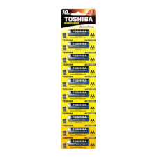 Батарейки TOSHIBA ALKALINE Пальчикові LR-06 ШТУЧНО Лист 10в1