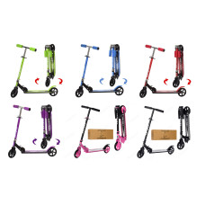 Самокат Двоколісний 145мм 2-005-SR висота керма 64-84см/дека 48х10см кор-ка