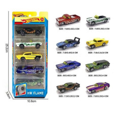 Набір Модельок 8801-2 "HOT WHEEL" металопластик,набір 5в1,8см,1:64,кор-ка