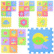 Килимок Пазли 30х30см/1270-1286 м*який Асортимент 9дет в пакеті