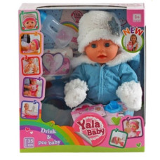 Пупс Бебі 1953-S Yala Baby 35см, закриває очі,пьє,ходить на горщик, аксесуари кор-ка 29х14х32см