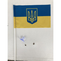 Прапорець з гербом 12*20 На присосці