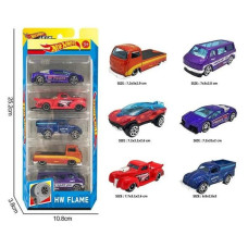 Набір Модельок 8801-5 "HOT WHEEL" металопластик,набір 5в1,8см,1:64,кор-ка