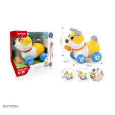Каталка 0553 Песик 21х22см,Бат-ка, звук-світло,кор-ка 25х19х25см