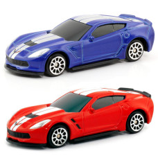Модель 344033SС Chevrolet Corvette Grand Sport,масштаб 1:64,кор-ка 9х4см