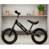 Біговел Теke&Ride 12 № 222 ЧОРНИЙ Сlassic,надувні колеса