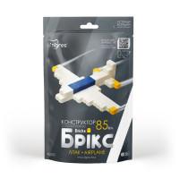 В Конструктор "Брікс" 40003 Літак 85 ел. Іграшка Tigres