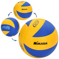 Мяч Волейбольний РОЗМІР № 5-ка 0162-1 MIKASA безшовний,ламінований 280г/матеріал PU