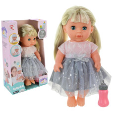 Лялька 525-123 Baby Doll 30см,Бат-ка,пьє,пісяє,аксесуари ,кор-ка 13х8х28см