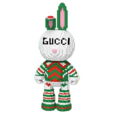 Брік Піксель 9190 Зайчик GUCCI 3366 дет,висота 40см,кор-ка 34х24х9см