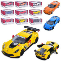 КТ 5457W Chevrolet Corvette Ассортимент/12см/инерция/метал кор-ка 16х7х8см
