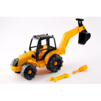 Х Конструктор Трактор-екскаватор  ИП.30.008 ToysPlast