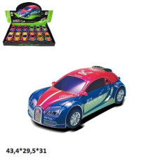 Машина Муз 7363-23 Bugati 14см,Дрифт,звук-світло,інерція,пластик, блок 12в1