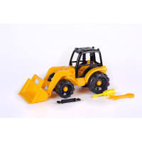 Х Конструктор Трактор с ковшем ИП.30.006 (ToysPlast)
