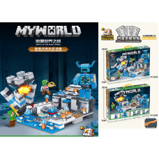 Брік МК 1156-LB Minecraft "Битва з Варденом" 457дет кор-ка 47.5х32х7см