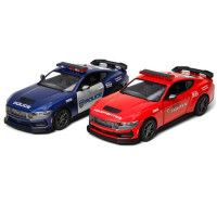 КТ 5455WPR Ford Mustang Dark-horse Police 12см/инерция/метал кор-ка 16х7х8см