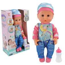 Пупс Бебі 525-120 Baby Doll 30см,Бат-ка,пьє,пісяє,аксесуари ,кор-ка 19х10х30см