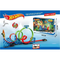 Ралі 6604 Hot Wheels 96х23х32см Трек 4 кола,1 машина,запускач/кор-ка 49х33х7см