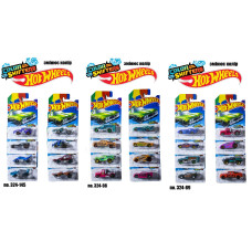 Модель 324-89/145 Hot Wheels Змінює колір в воді металопластик 7см лист 10х16см