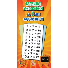 Таблиця Множення за 3 дні (Джамбі)