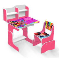 Парта 044 Ladybug 100х70х45см+1шт Стул 65х35х30см кор-ка