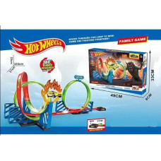 Ралі 6605 Hot Wheels 103х37х32см Трек 3 кола,1 машина,запускач/кор-ка 49х33х8см