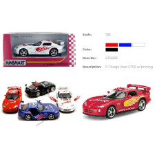 КТ 5039WF Dodge Viper (printing) 12см/інерція/метал кор-ка 16х7х8см
