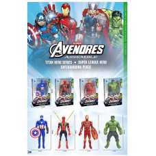 Герої Месники 6612А Avengers 4 види, кор-ка 21х10х4см