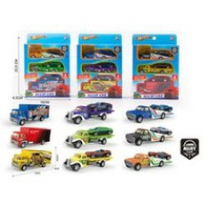 Набір Модельок 910Т Hot Wheel Метал,набір 6в1,кор-ка 17х5х24см