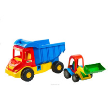 В МТ 39219 "Multi truck" Самоскид з трактором