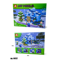 Брік МК 44117 Minecraft "Зимовий Будинок" 720+дет кор-ка 48х35х8см