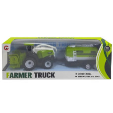Комбайн 9975-7В Farmer Truck 23см,з причепом,інерція,кор-ка 26х7х9см