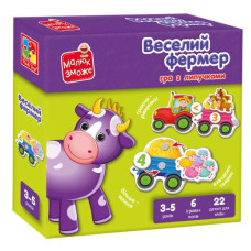 ВТ Веселий фермер Гра з липучками 2100-13