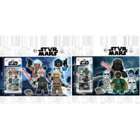 Герої Зоряних війн 2921/2924 Star Wars 4см 4в1 Лист 25х12,2см