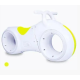 Біговел  White 0020-GS Yellow/Жовтий/обід ПЛАСТИК 82х39х10.5см/Світло LED 7кольор 4 режими/Bluetooth