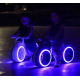 Біговел  White 0020-GS Yellow/Жовтий/обід ПЛАСТИК 82х39х10.5см/Світло LED 7кольор 4 режими/Bluetooth