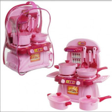 Ю Набір посуду Cooking PLATE with dishes (10 пр.) (Рожева) 4820041671719