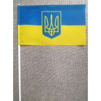 Прапорець з гербом 12*20
