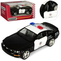 КТ 5091WР Форд Мустанг GТ/Полиция 12см/інерція/метал кор-ка 16х7х8см